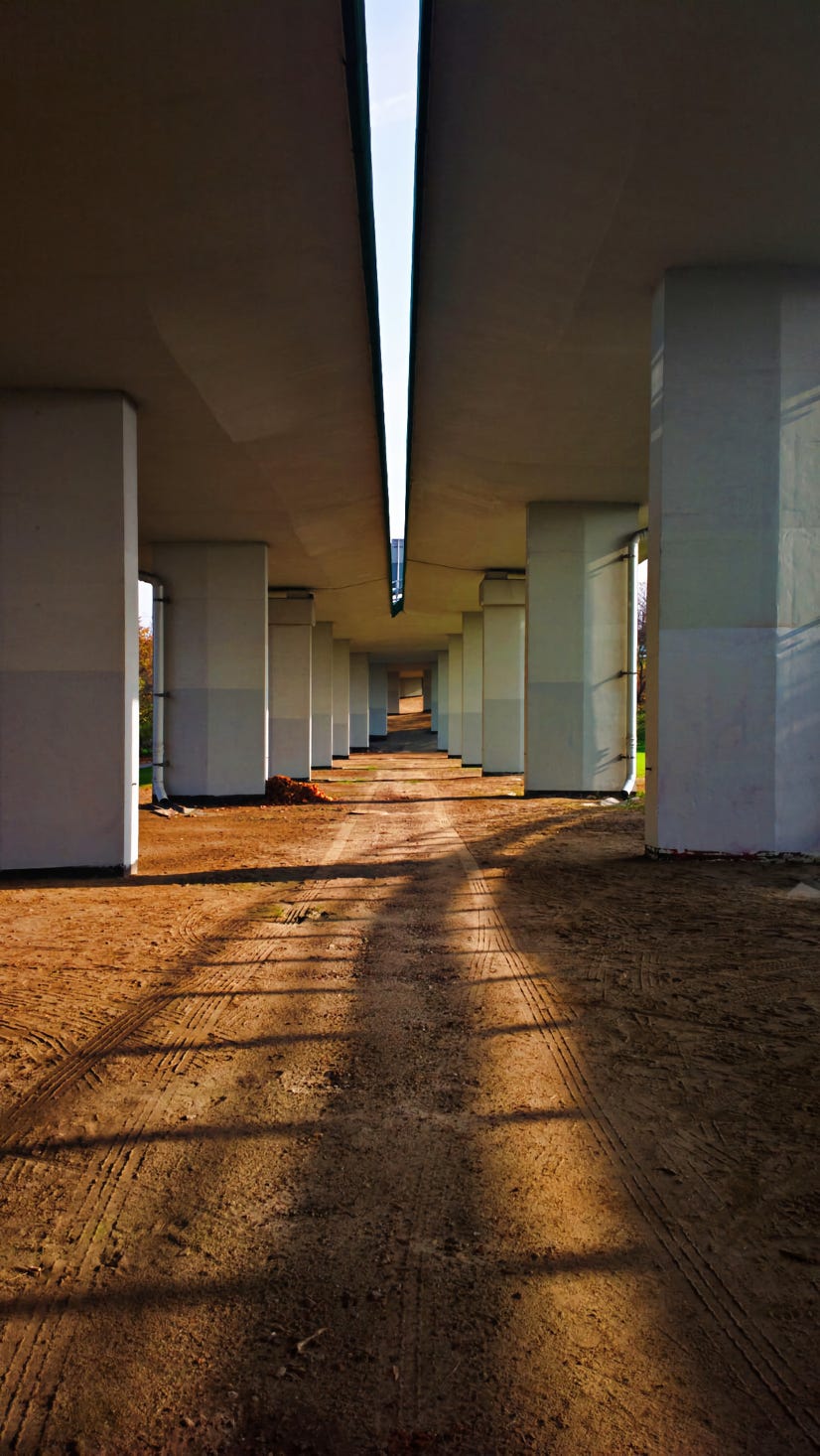 Under the overpass