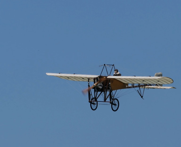 Flying model of the XI mono plane of Louis Blériot