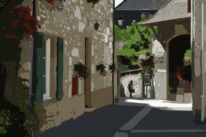 Street, somewhere in France