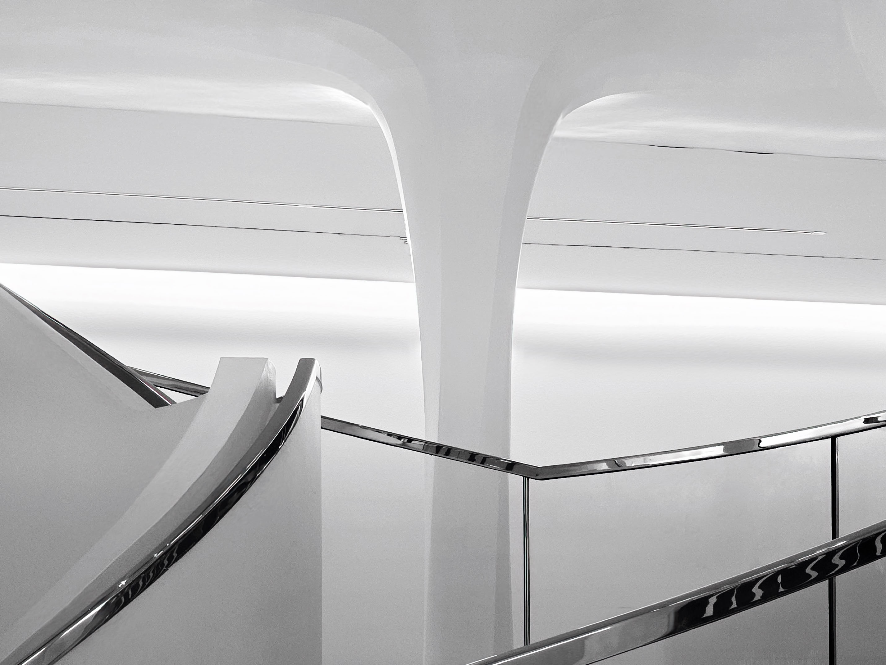 Staircase detail in Drents Museum, Assen, Netherlands