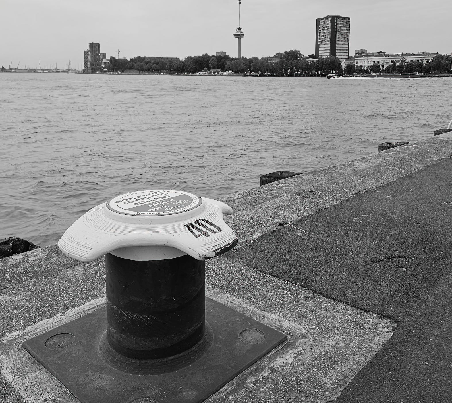 World's first 3D printed bollard!