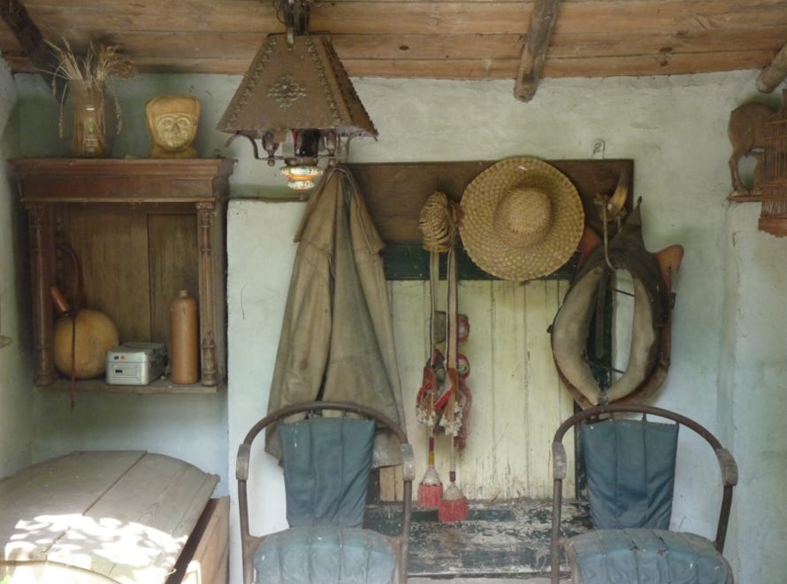 Old interior in the Sequoiahof Vlake