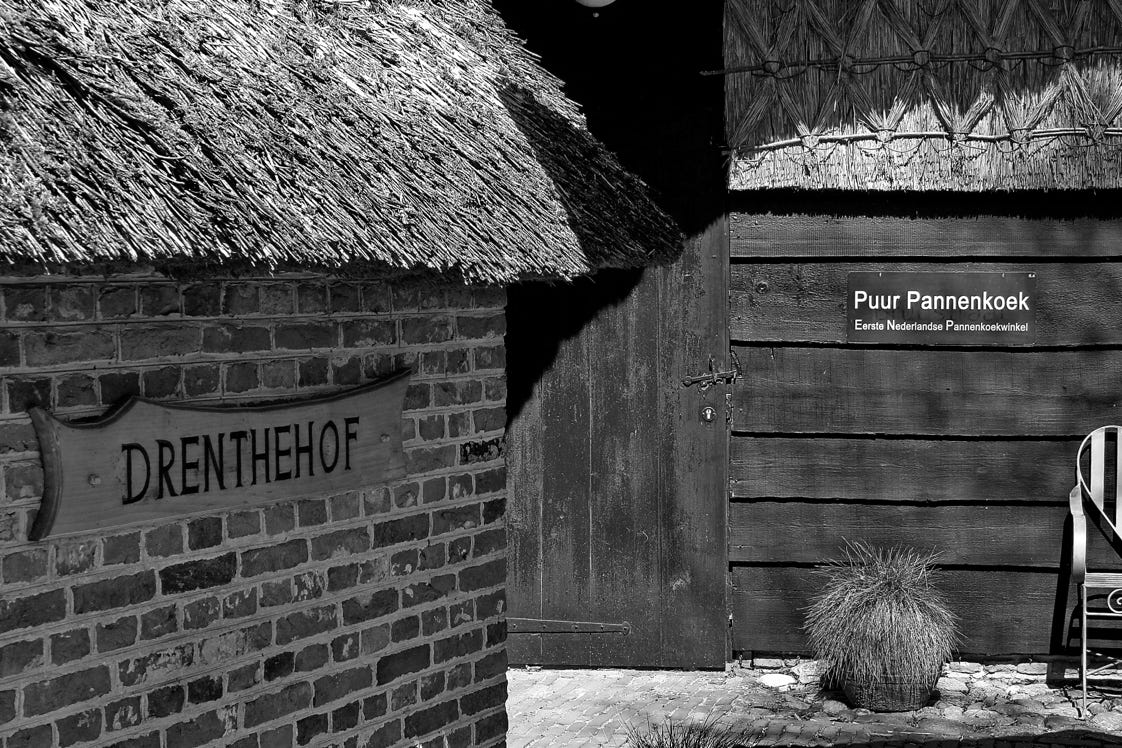 Buidings in monument village Orvelte, Drenthe, Netherlands