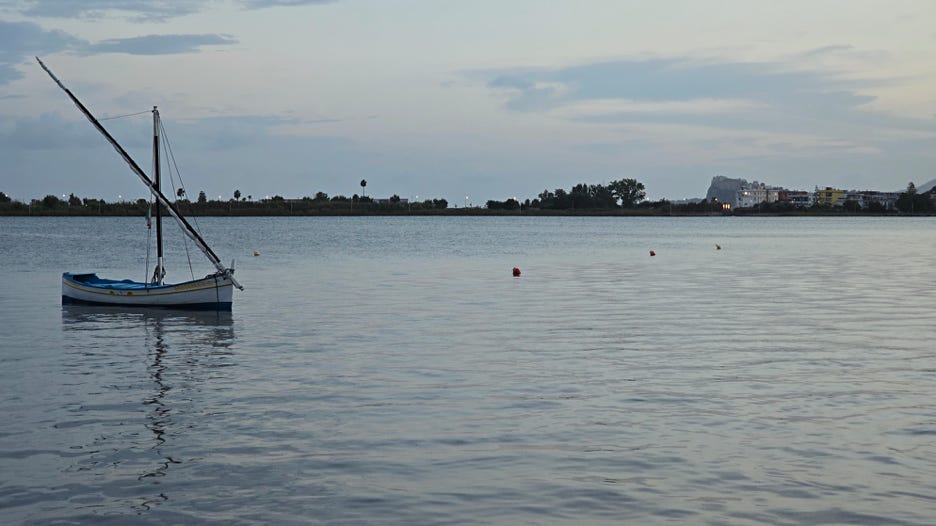 Sailboat at Bacoli, Italy