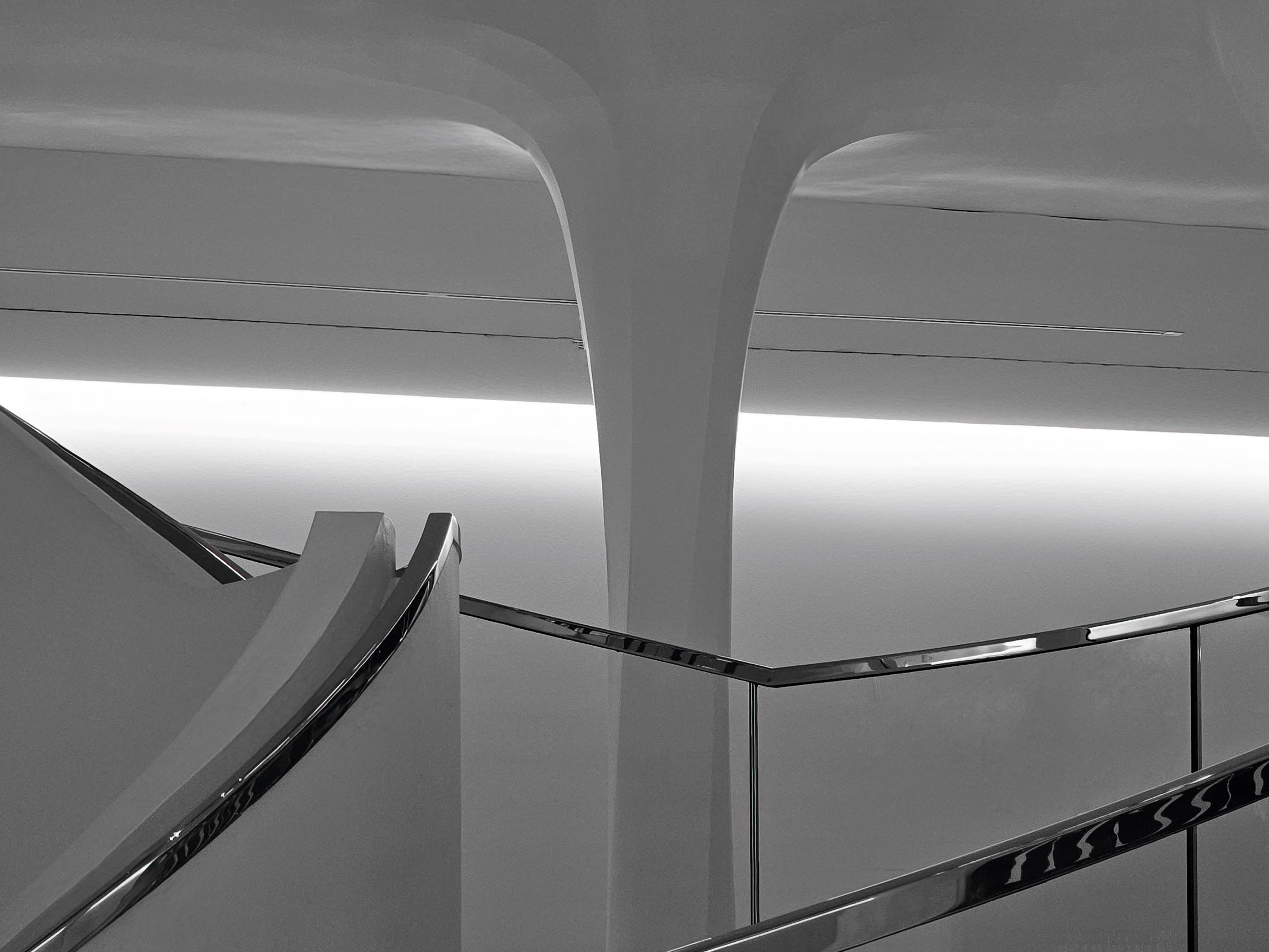 Staircase detail in Drents Museum, Assen, Netherlands