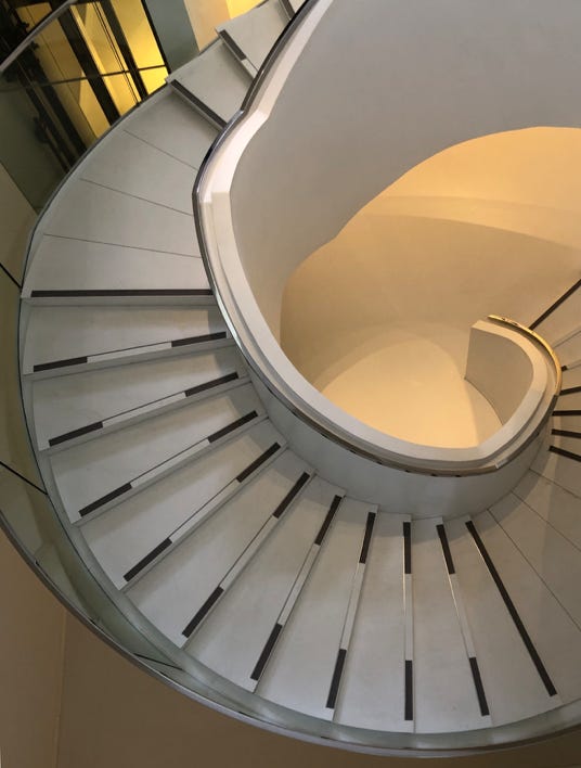 Stairs in the Drents Museum, Assen, Netherlands