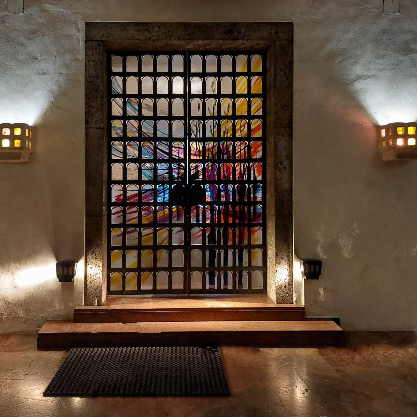 Doors in the catacombs of the Cathedral in Salzburg, Austria