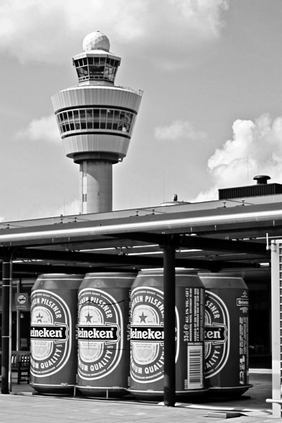 Heineken "beer" at Schiphol airport. Amsterdam